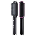 Ha ir Straightener Brush Curling Comb 2 In 1 Hair Hot Comb Anti-Scald Hair Straightener BrushFor Girls Electric Heated Hair Styler Tool, Travel, Professional Salon at Home