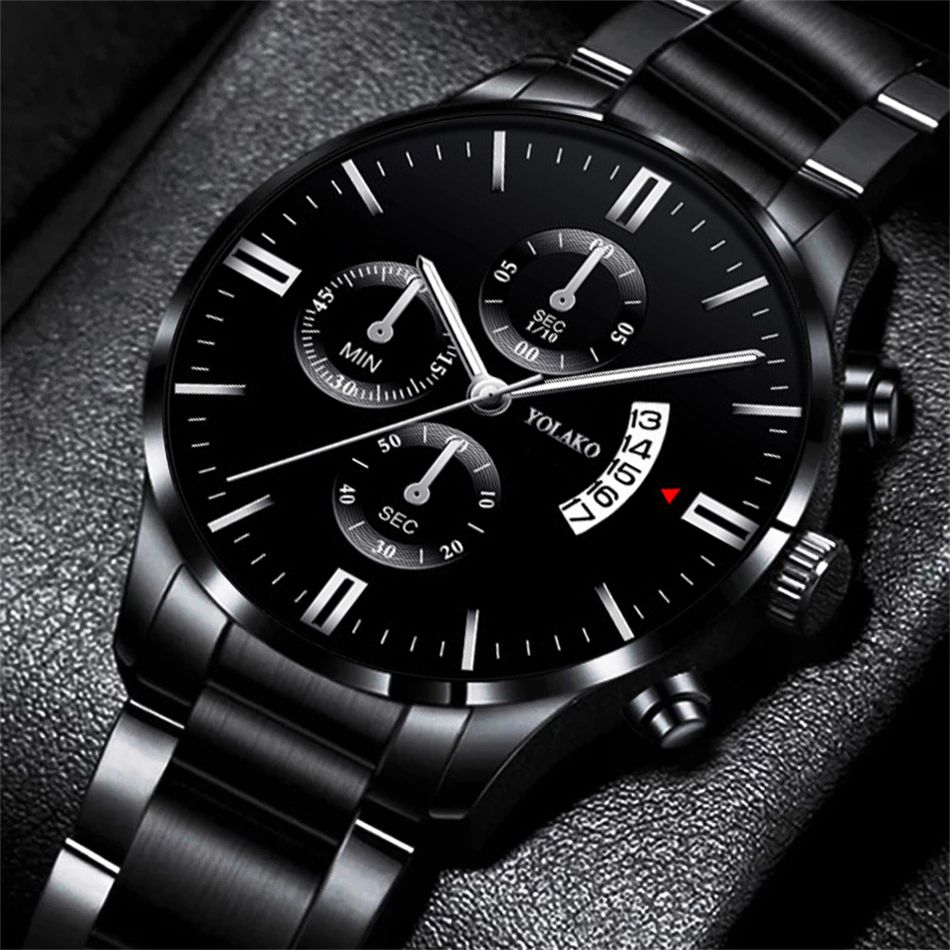 Men'S Luxury Steel Band Watch