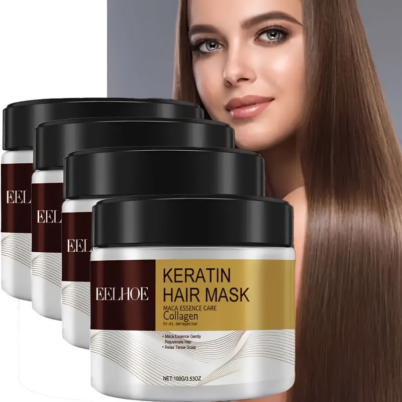 Keratin Hair Mask - Professional Treatment for Hair Repair, Nourishment & Beauty - Hair Mask - Vitamin Complex for All Hair Types - Keratin hair mask treatment