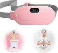 Period Cramp Relief Belt – Portable Electric Menstrual Heating Pad with Massager